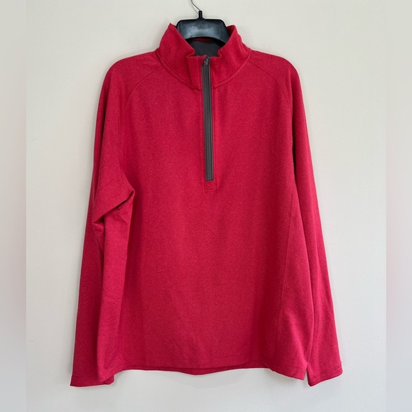Vineyard Vines Men's Performance Half-Zip Pullover in Sailors Red, size M - Picture 1 of 8